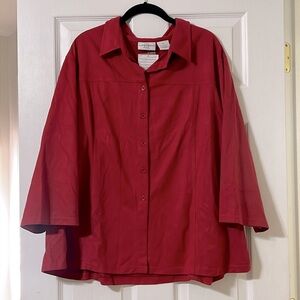 Cute Button Front Shirt. NWT Sz 3X
